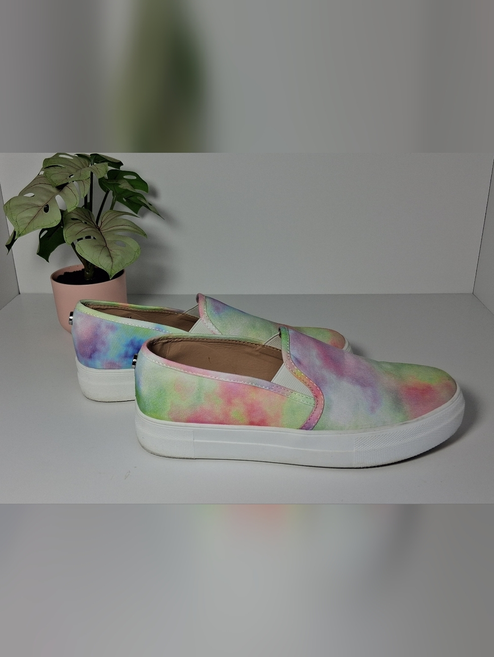 Steve Madden Multicolor Slip-On Sneakers Women's Size 7.5 - Picture 10 of 12